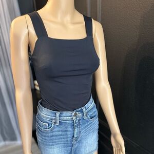 Women's Black Sleeveless bodysuit